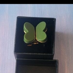 Kate Spade Green Flutter Butterfly *Rare* Ring